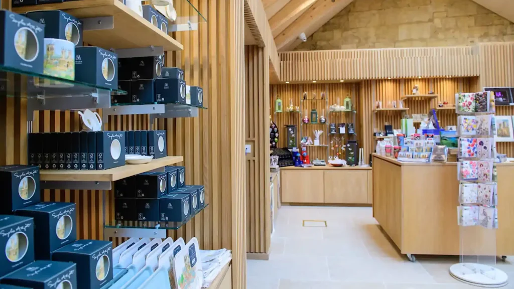 The gift shop at Lincoln Cathedral