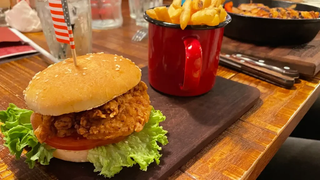 Hickory's Southern Fried Chicken Burger