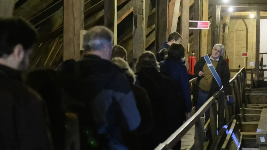 Group of people on the Lincoln Cathedral guided tour